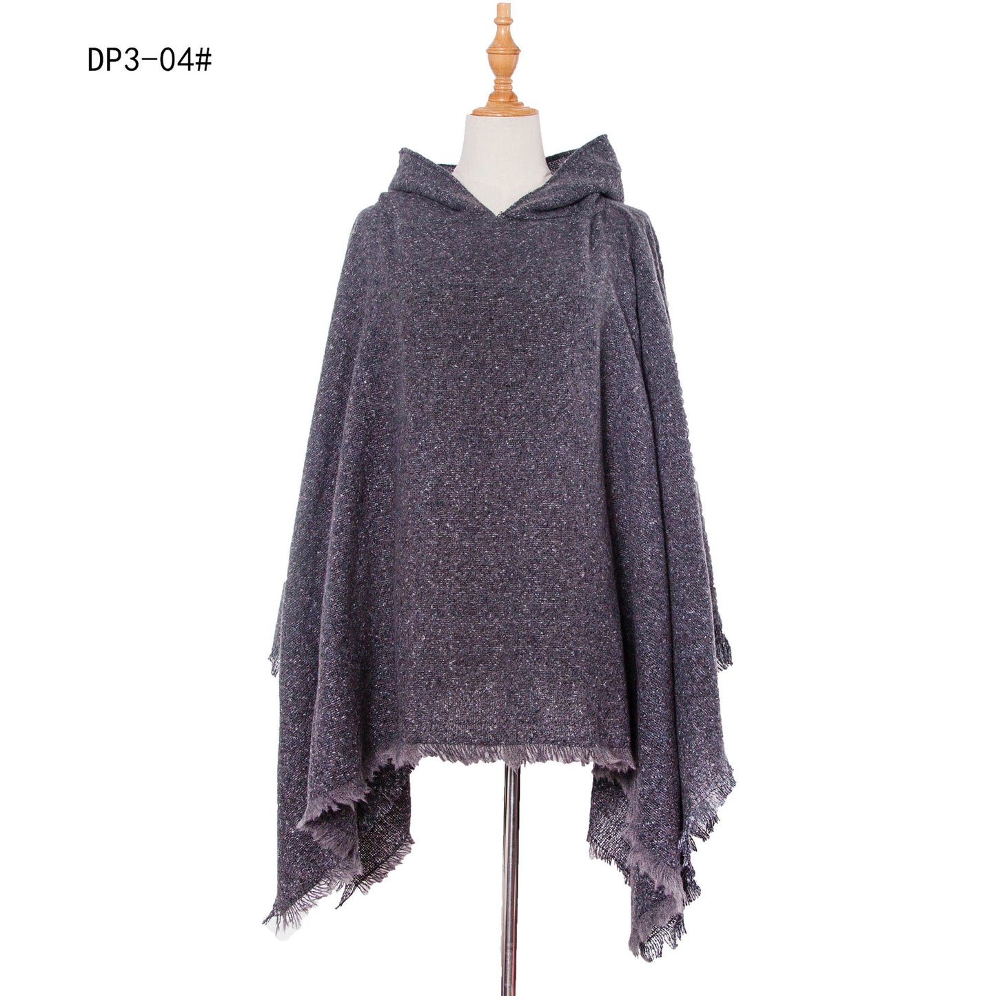 Poncho, Cape mit Kapuze für die kühlere Jahreszeit