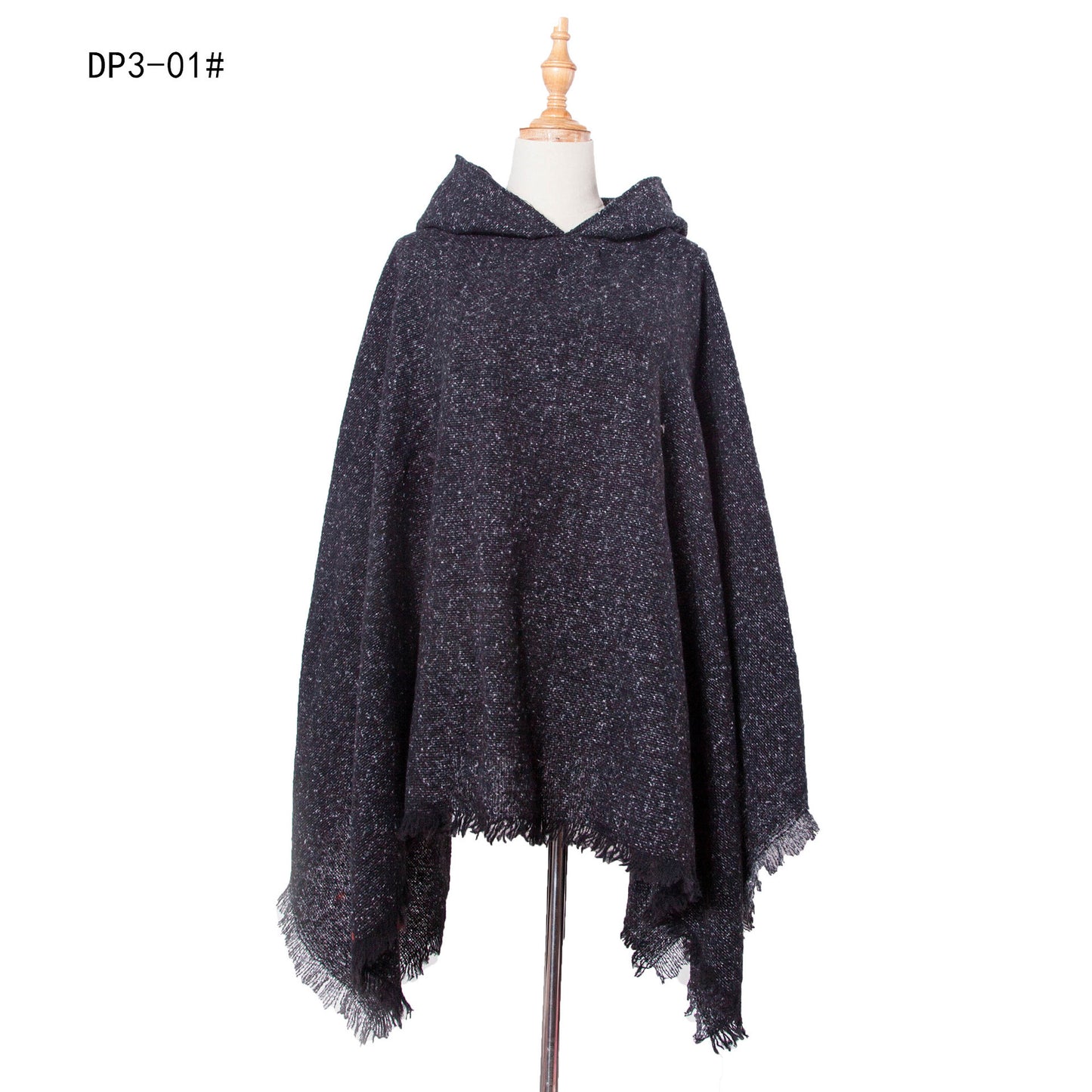 Poncho, Cape mit Kapuze für die kühlere Jahreszeit