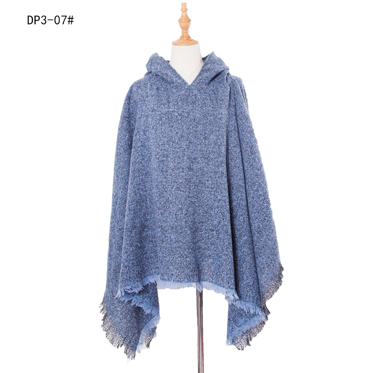 Poncho, Cape mit Kapuze für die kühlere Jahreszeit