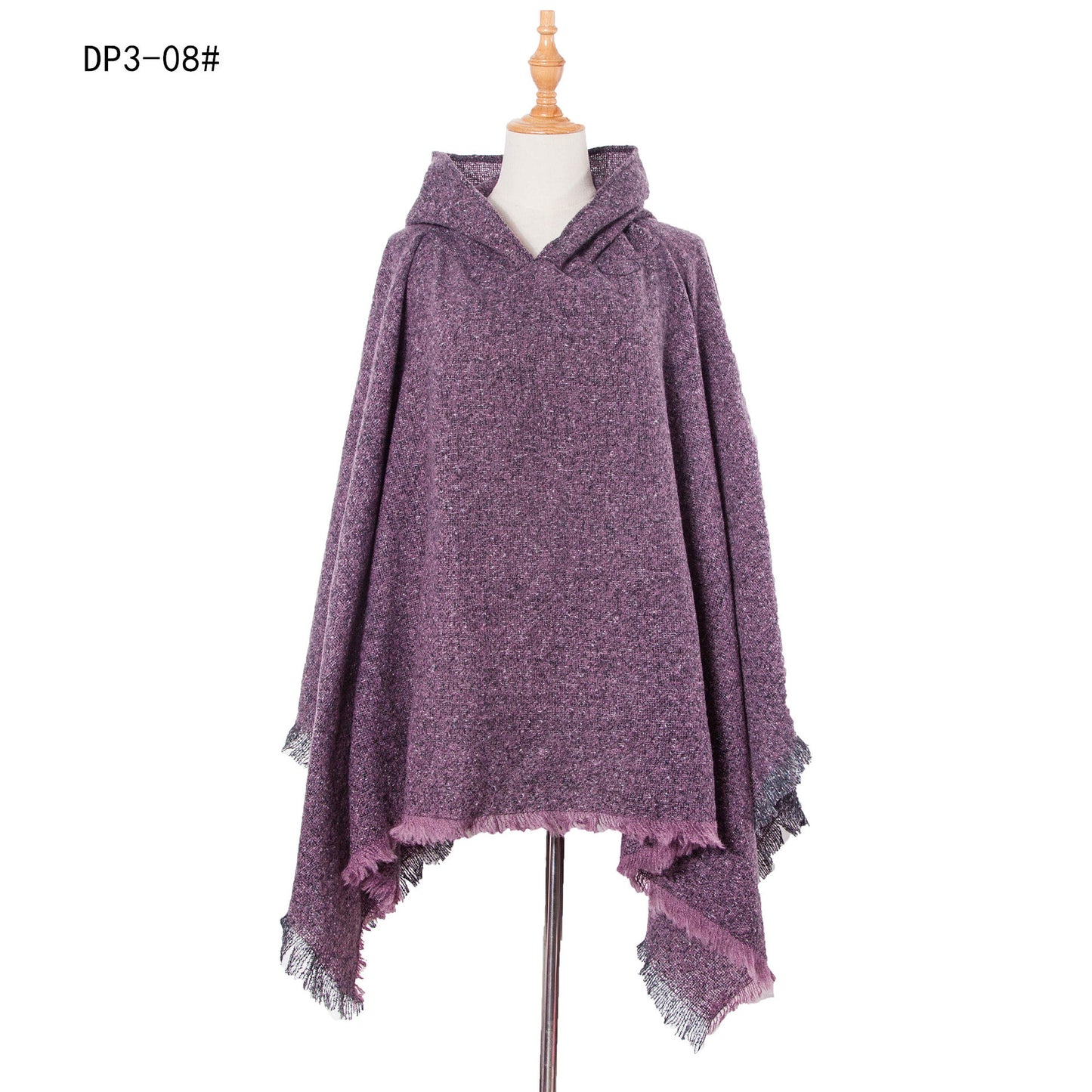 Poncho, Cape mit Kapuze für die kühlere Jahreszeit