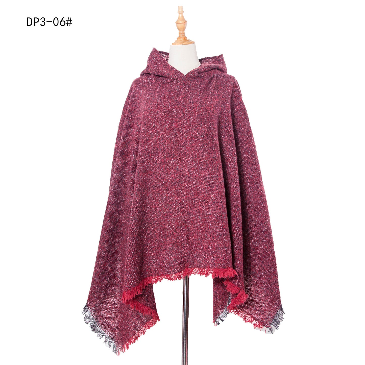 Poncho, Cape mit Kapuze für die kühlere Jahreszeit